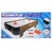 Toyrific Air Hockey Tisch 27 Zoll Braun 5-teilig