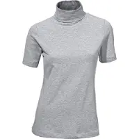 HEINE Rollkragen-Shirt in grau-melange | Gr.: 34