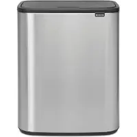 Brabantia Bo Touch Bin 2 x 30 L - Fingerabdruckfrei - Silber