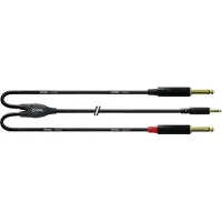 Cordial CFY 6 WPP, 2 x 6.35mm, Männlich, 3.5mm, Männlich, 6 m, Schwarz