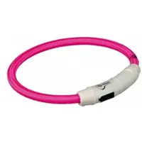 Trixie USB Leuchtring - Rosa - XS / S