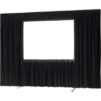 Celexon Vorhangset 4-seitig für Faltrahmenleinwand Mobil Expert 203 x 152 cm