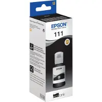 Epson 111 EcoTank-Tintenflasche in Pigmentschwarz, Original, Schwarz, , EcoTank ET-M3180, ET-M3170, ET-M3140, ET-M2140, ET-M1180, ET-M1140, ET-M1120, ET-M1100, High (L) Yield, 120 ml