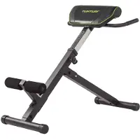 Tunturi Rückentrainer CT40, Hyperextension Bank, verstellbarer Roman Chair mit 7 Positionen, zusammenklappbar