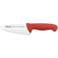 Arcos Kochmesser Farbe - Prof 292022 Edelstahl Nitrum und mango ergonomische rote Polypropylenklinge und 15 cm Klinge, Vitrine