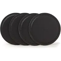 Dutchdeluxes Untersetzer Coasters Black (4-teilig)