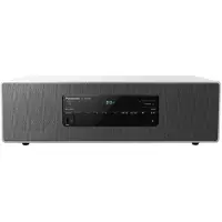 Panasonic SC-DM504EG-W Micro HiFi in weiß (40 Watt RMS, Digital DAB+, CD, UKW, Bluetooth, USB, AUX)