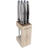 Lou Laguiole Tradition - Steakmesser - Mix Colors - Block - (6er-Set)