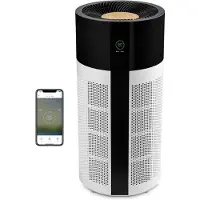 Duux Tube Smart Schwarz/Weiß Luftreiniger