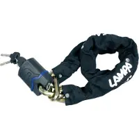 Lampa 90607, Kettenschloss, Schwarz, Stahl, Schlüssel, 1200 mm, 3 Stück(e)