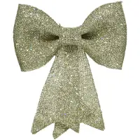Kaemingk Plc Bogen, hängend l7b31h40 cm l.gold Weihnachtsdekoration (geel)