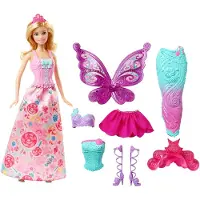 Mattel Barbie Dreamtopia 3-in-1 Fantasie Barbie