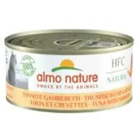 Almo Nature HFC Natural Thunfisch mit Garnelen Katzen-Nassfutter (150 g)