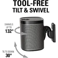 Sanus Wandhalterung für Sonos One/SL/Play:1/Play:3 – 2er-Pack