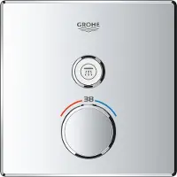 GROHE Grohtherm SmartControl Thermostat mit einem Absperrventil, 29123000, Farbe: Chrom