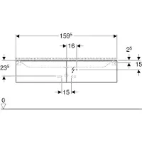 Geberit 500346001 Xeno2 Unterschrank f. WT aus VARICOR