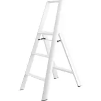 Hasegawa Trittleiter Lucano , Designer Chiaki Murata, 53x133 cm. Höhe oberste Stufe 79x76 / 15.5 cm