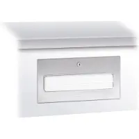 Wagner EWAR Papierhandtuchspender, WP 166 764 200 , Matt geschliffen, Fassungsvermögen: 250 Papierhandtücher