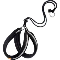 Ferplast hundegeschirr 44 - 52 cm Nylon schwarz