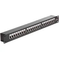 DeLOCK Patch-Panel mit Kopplern - 1U - 19"