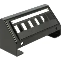 DeLOCK 86268, Metall, Kunststoff, Schwarz