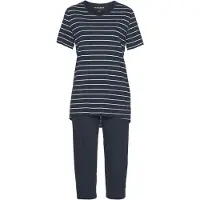 Schiesser Pyjama Schiesser 161067 Nightwear Damen Nightblue-Größe 36