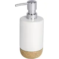 Wenko Corc White Seifenspender, 360 ml 22624100 , Kork/ Weiß