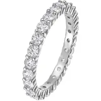Swarovski Ring - Swarovski Vittore Silberfarbene Ring 5257465 - Gr. 50 - in Silber - für Damen