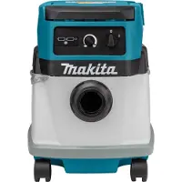 Makita DVC150LZ, 15 l, Blau, Weiß, 3,5 m, 5 m, 3,8 cm, Trocken&Nass