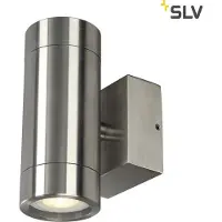 SLV 233302 ASTINA STEEL GU10 Wandleuchte rund Edelstahl