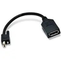 Matrox Graphics Mini DisplayPort to DisplayPort adapter / CAB-MDP-DPF, 0,2 m, Mini DisplayPort, DisplayPort, Männlich, Weiblich, 3840 x 2160 Pixel