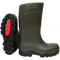 De Boer Huismerk Sicherheitsstiefel X-Thermo S5 S grün, Winterstiefel, Thermostiefel, -50°C,Größe 46