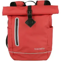 Travelite Freizeitrucksack Rucksack Basics Roll-Up Backpack Plane 19L Red rot