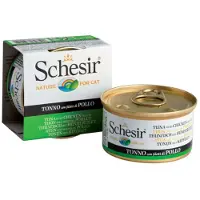 Schesir Thunfisch mit Huhn (Gelee) Nassfutter Katze (Dosen)