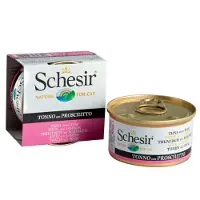 Schesir Thunfisch mit Schinken (Gelee) Nassfutter Katze (Dosen)