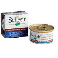 Schesir Thunfisch mit kleinen Sardellen (in Brühe) Nassfutter Katze (Dosen)