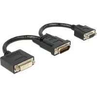 DeLOCK 65555, 0,2 m, DMS, DVI-I, Männlich, Weiblich, Nickel