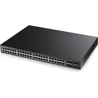 Zyxel GS2210-48HP, Managed, L2, Gigabit Ethernet (10/100/1000), Power over Ethernet (PoE), Rack-Einbau, 1U