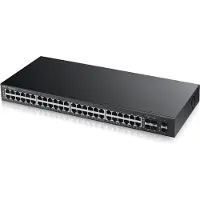 Zyxel GS2210-48 48 Anschlüsse Manageable Ethernet-Switch - 44 x RJ-45 - 6 x Erweiterungssteckplätze - 10/100/1000Base-T, 10GBase-X - Desktop