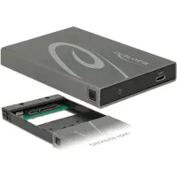 DeLOCK 42587, 2.5", Schwarz
