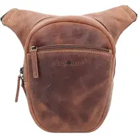 Greenburry Vintage Biker Gürteltasche Leder 20 cm