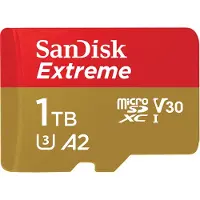 SanDisk Extreme, 1 TB, MicroSDXC, Klasse 10, UHS-I, 160 MB/s, 90 MB/s