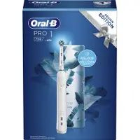 Oral-B 80337276, Erwachsener, Rotierende-vibrierende Zahnbürste, Tägliche Pflege, 20000 Bewegungen pro Minute, Weiß, 8800 Bewegungen pro Minute