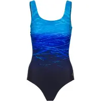 LASCANA Badeanzug mit Batikprint und Shaping-Effekt