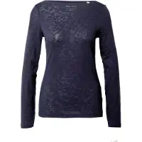 Marc O'Polo Longsleeve "Longsleeve T-Shirt longsleeve 1er Pack", Damen, Gr. XL, blau (dunkelblau), Obermaterial: 100% Baumwolle CO., Shirts Longsleeve