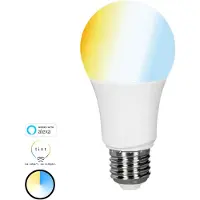 TINT Smarte LED Lampe A60 E27/9W(60W) 806 lm 2700- 6500 K warmweiß- tageslichtweiß - Kompatibel mit SMART HOME by hornba