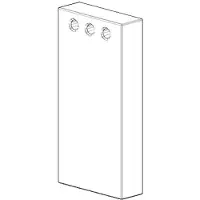 Dornbracht Halter für Handtuchhalter Ersatzteile 081767507 25 x 61 x 10 mm Platin gebürstet 081767507-06