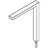 Dornbracht AUSLAUF SPT LOT Kpl - pla 90110618806-06 platin matt