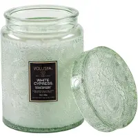 Voluspa X-Mas White Cypress Limited Edition Duftkerze