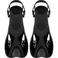 Sea Turtle Schwimmflossen Kinder Black-Schuhgröße 30 - 36